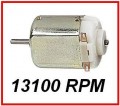 Micro Motor PCD Mountable, 13100 rpm, 1,5 - 4,5v