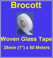 Woven Fibre Glass Tape - 25mm x 50m x 0.13mm