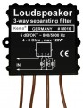 Loadspeaker Seperating Filter, 3 Way, 120Watt