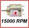 Micro Motor PCD Mountable, 15000 rpm, 1,5 - 4,5v